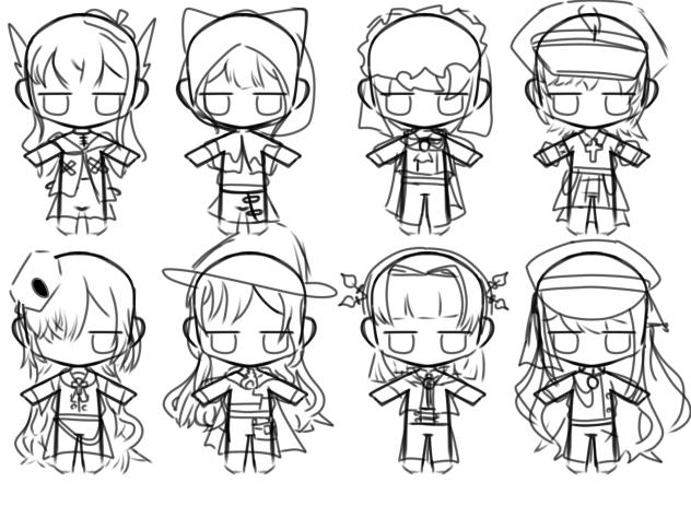 アモアス擬人化をリメイクしたい！（ラフ）