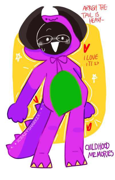 BARNEY COSTUME 😂✨