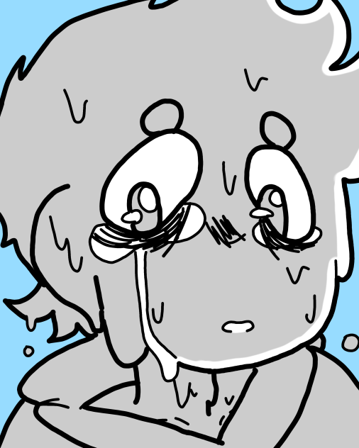 crying boy - ibisPaint