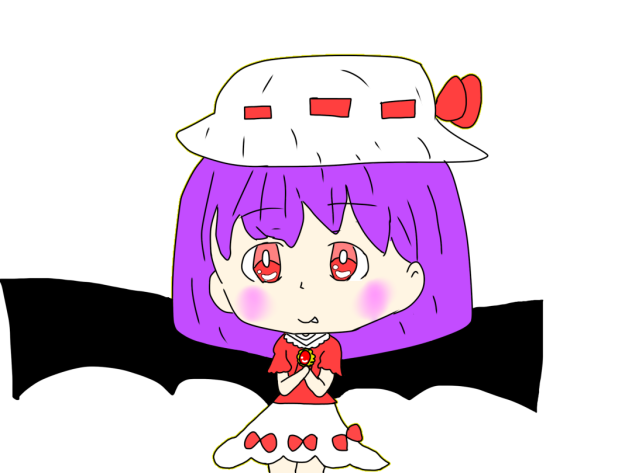 レミリア描きました！