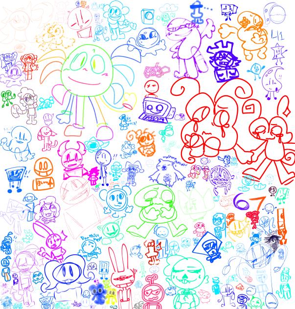 Crazy doodles it took me 3 hours HELLO