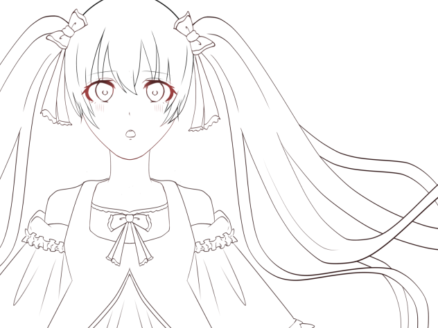 みくちゃんの塗り絵