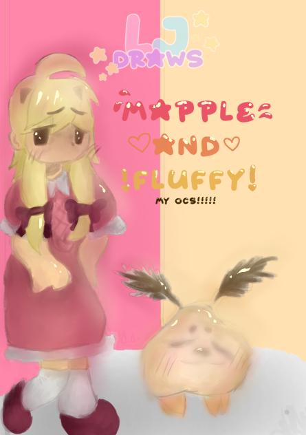 MY OC and her PET!