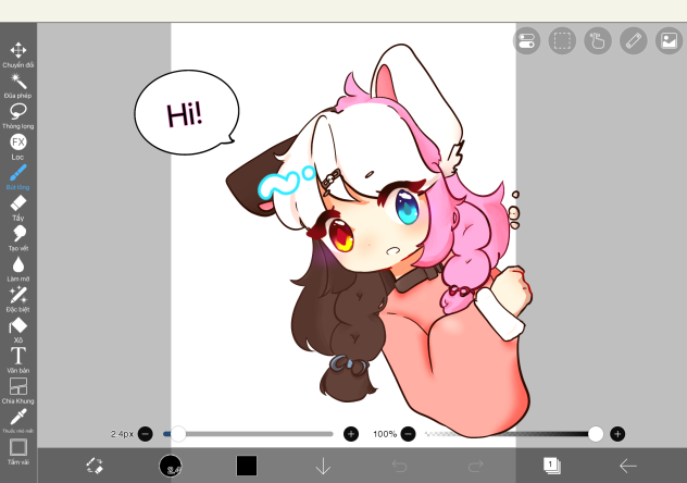 Hi !!! - ibisPaint