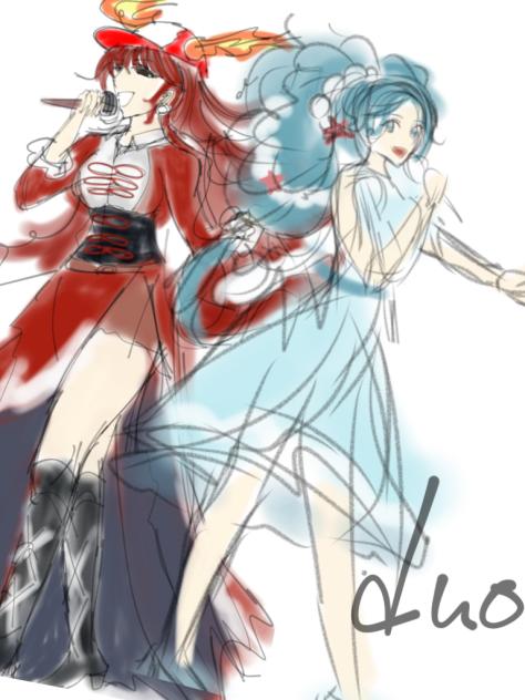 炎と水のW歌姫！