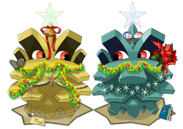 松ぼっくりツリー