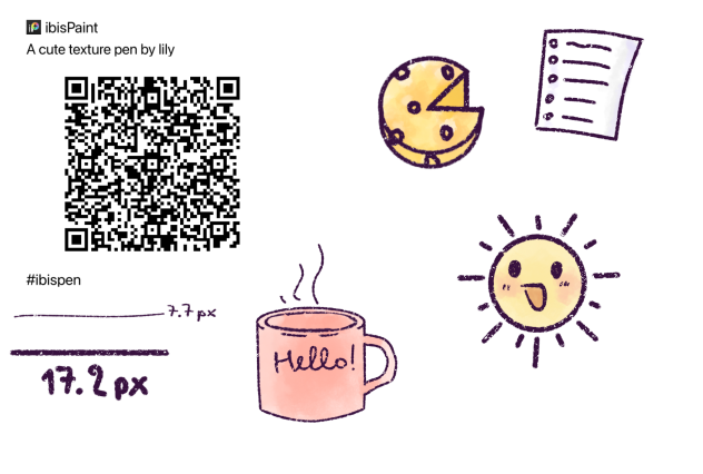 A cute texture pen by lily