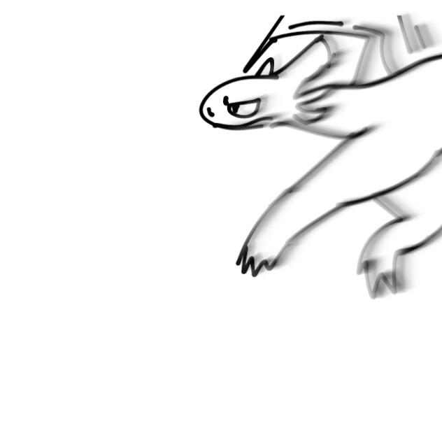 Night fury run animation (WIP)