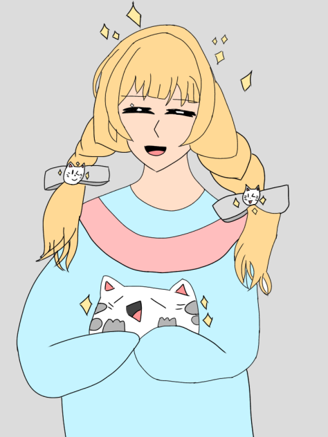 😺Catgirl lineart 😺color