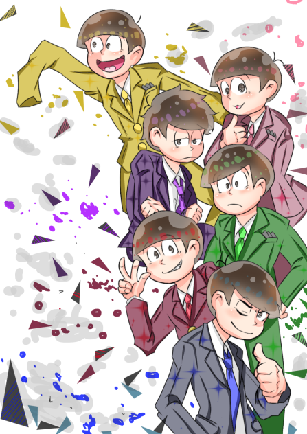 おそ松さん塗らせていただきました！