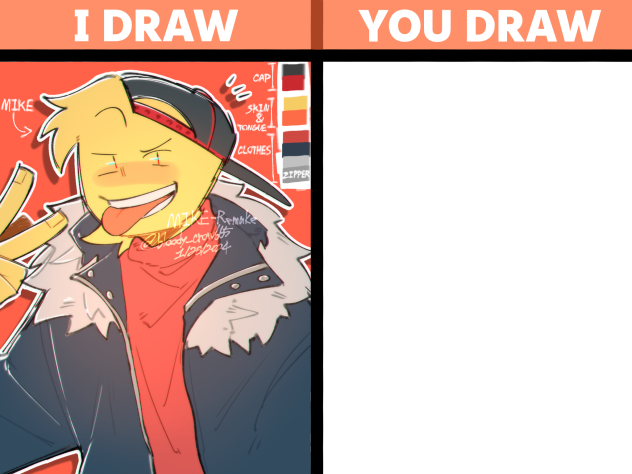I draw You draw with my oc! 12.