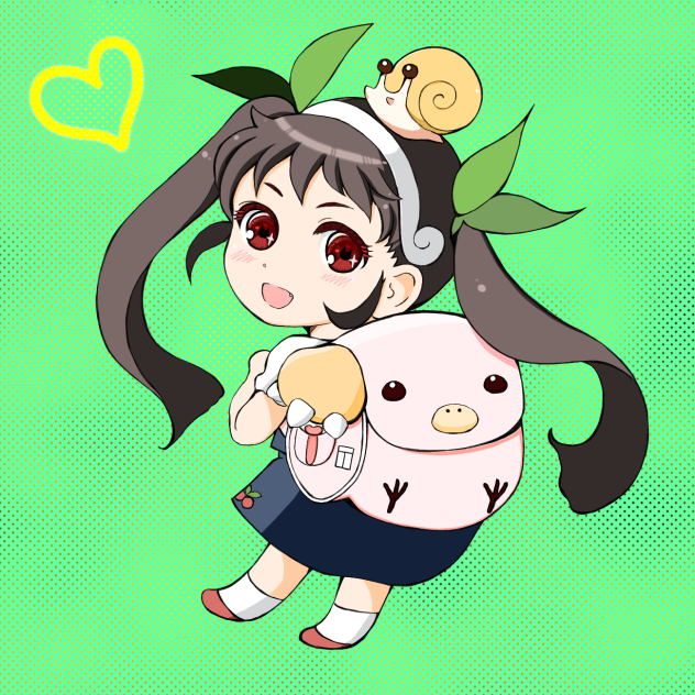 化物語の八九寺真宵ちゃんファンアート。