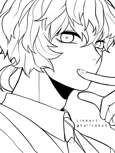 ミドリ（塗り絵）