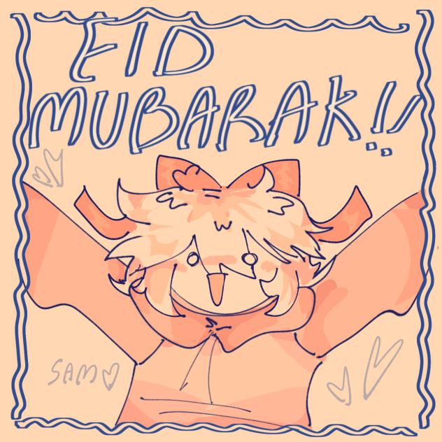 Late Eid drawing woooooo