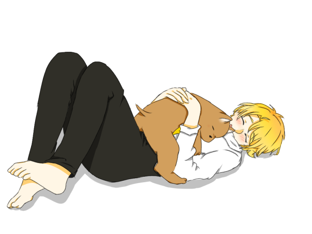 【しばちゃと戯れるアブさんその②】
