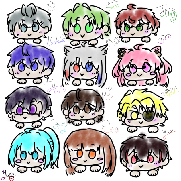 『　全員集合カラフルピーチ！　』