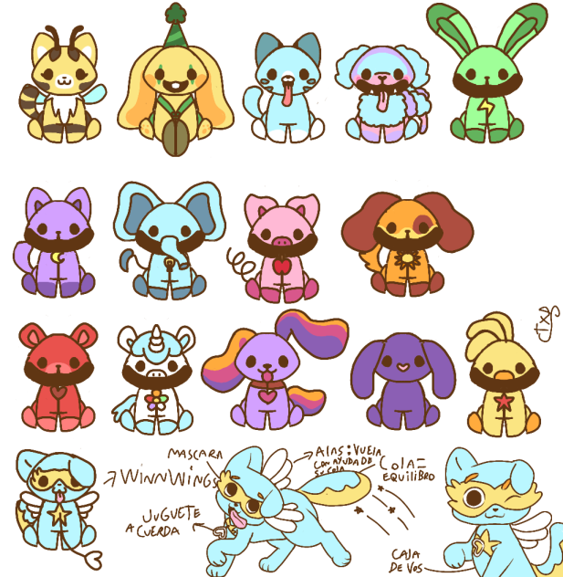 playtime stickers+ winnwings