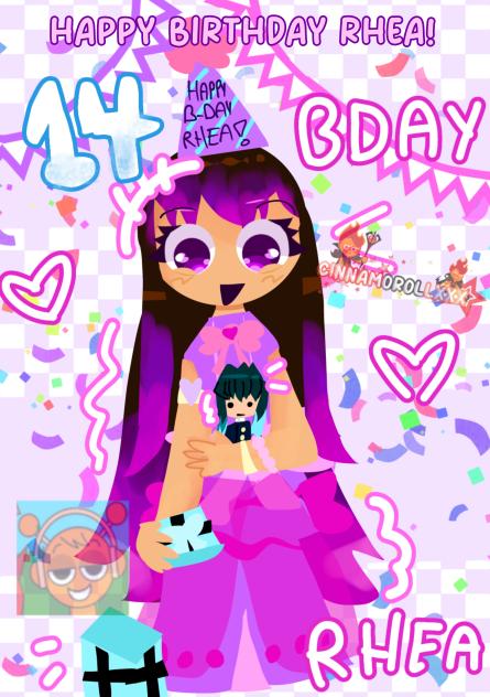 HAPPY BDAY RHEA!! ♡