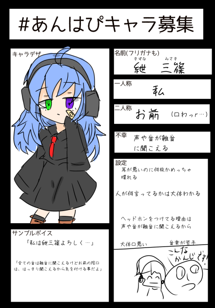 あんはぴキャラ募