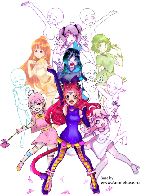 female superhero collab ✨