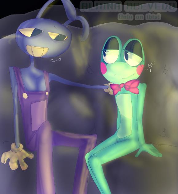da bunny n frog at da movies
