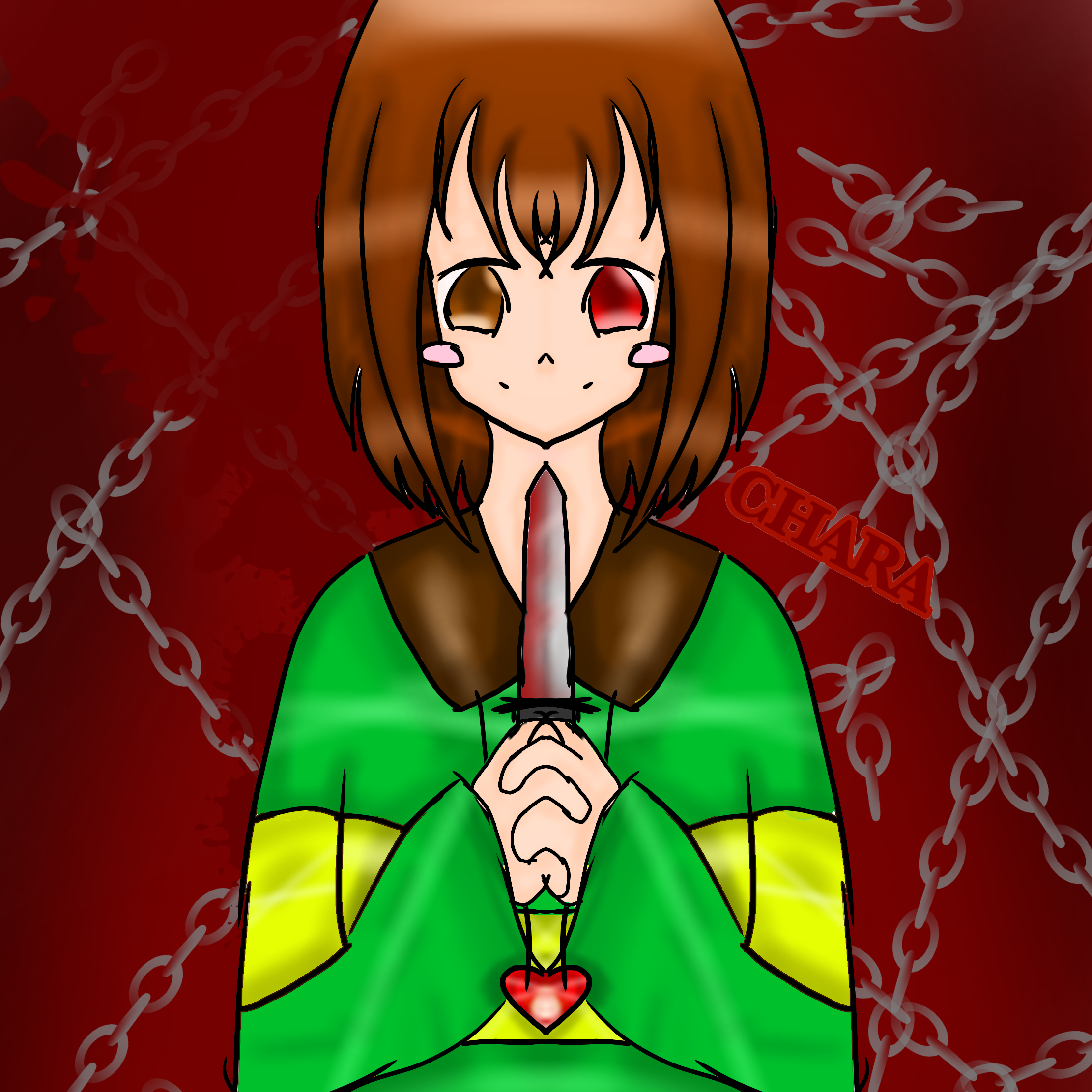 CHARA undertale - ibisPaint