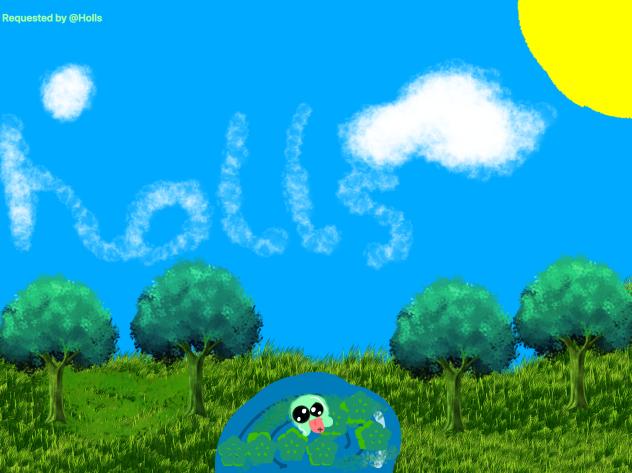 the frog on the lilypad