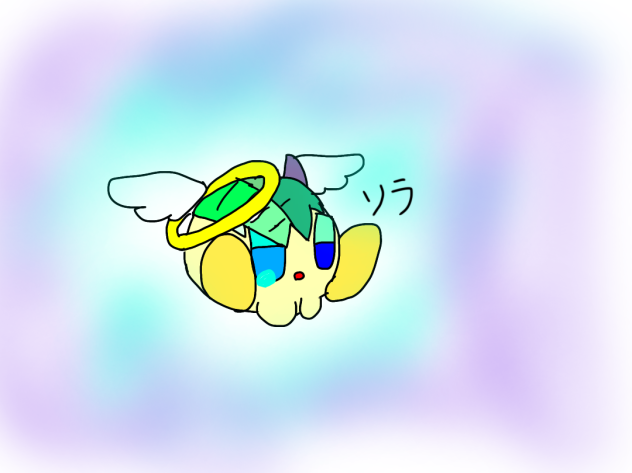 気付いたら描いてたオリジナルカービィ。
