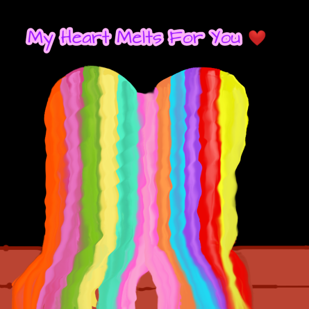 Colorful meltingheart