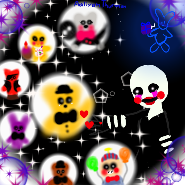 The puppet and the spirits - ibisPaint