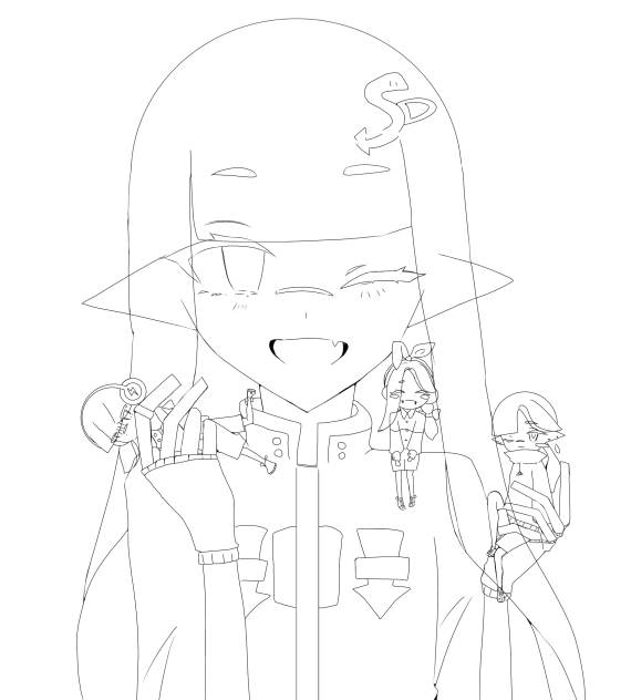 【行くその道は_】塗り絵