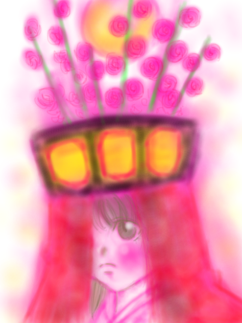 花笠・太陽