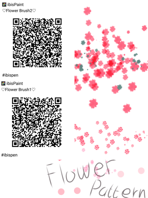 Flower Pattern Brush♡