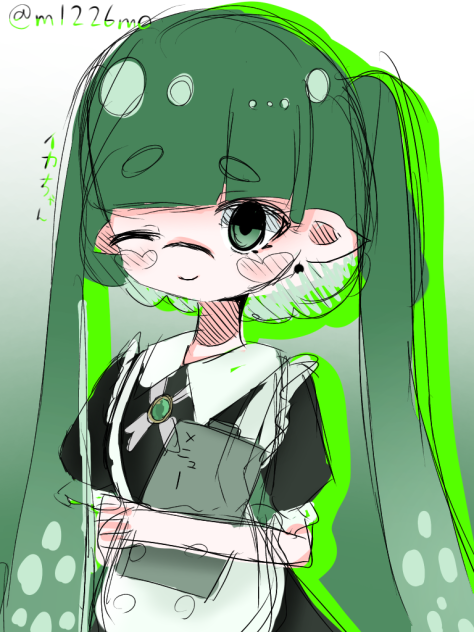 メイド服いかちゃん！