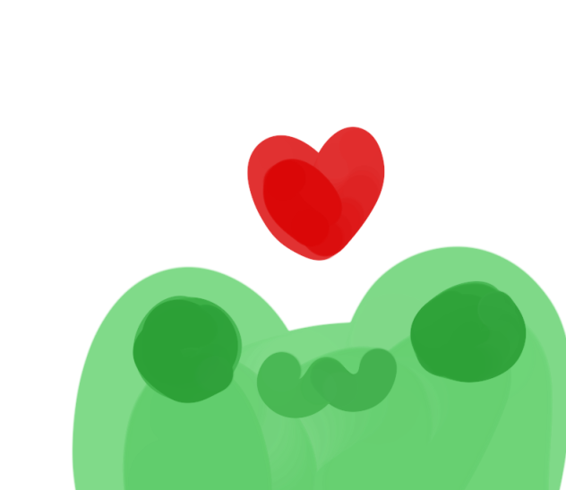 Cute frog