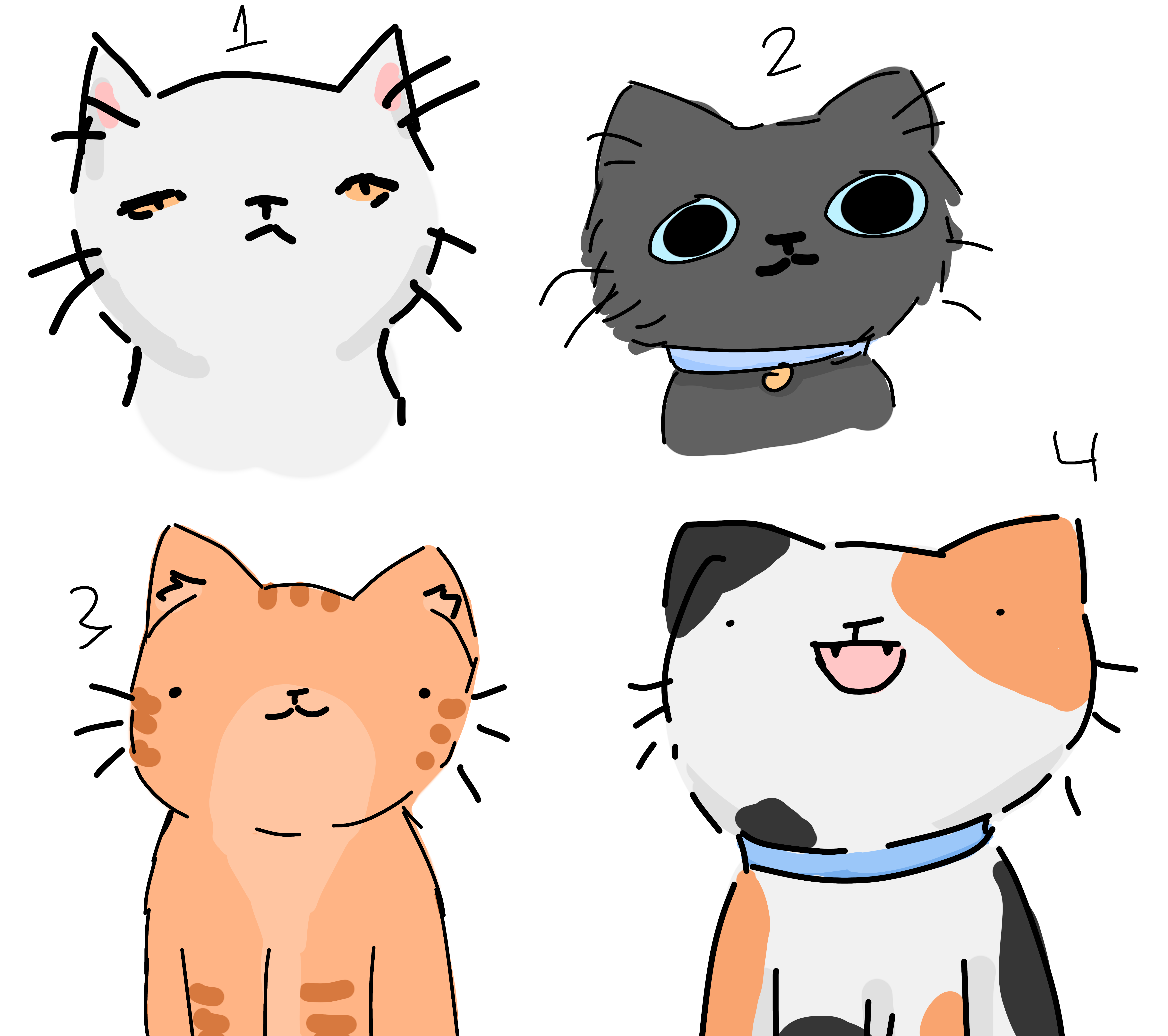 More derpy cats XD - ibisPaint