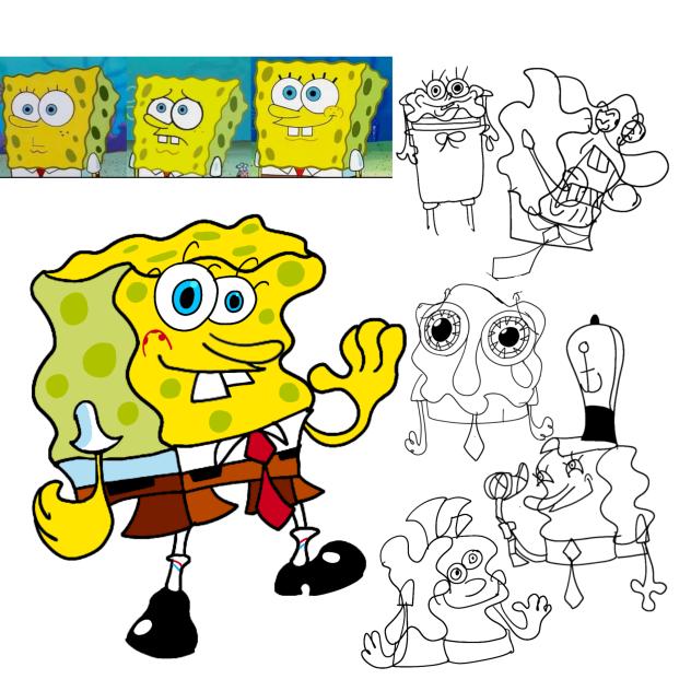 spongdbob art