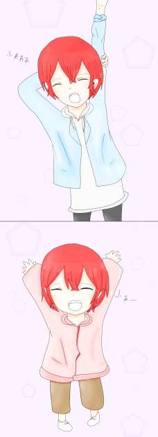 眠さかたん&幼児さかたん どっちが好き？