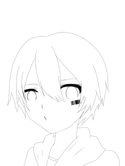 まふまふさん（線画）