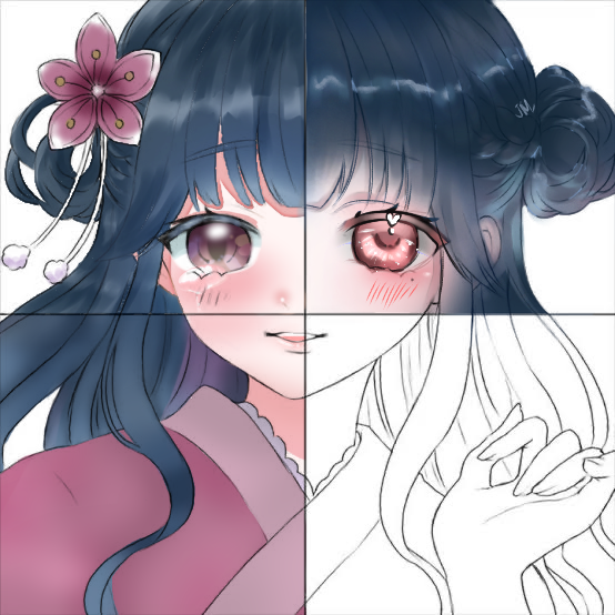 coloring collab - ibisPaint