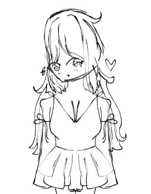 A Beauty in a dress