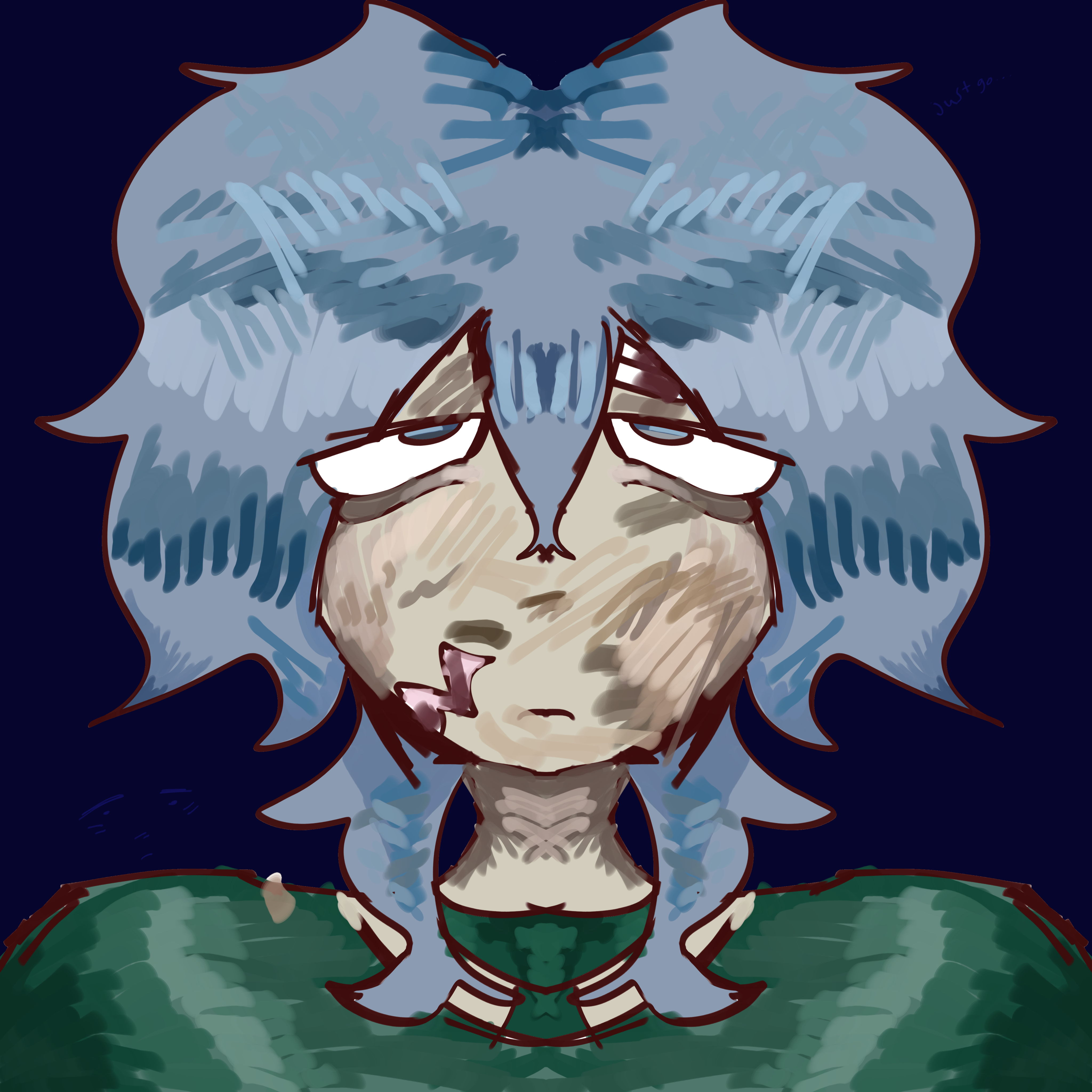 go away ughhh.. - ibisPaint