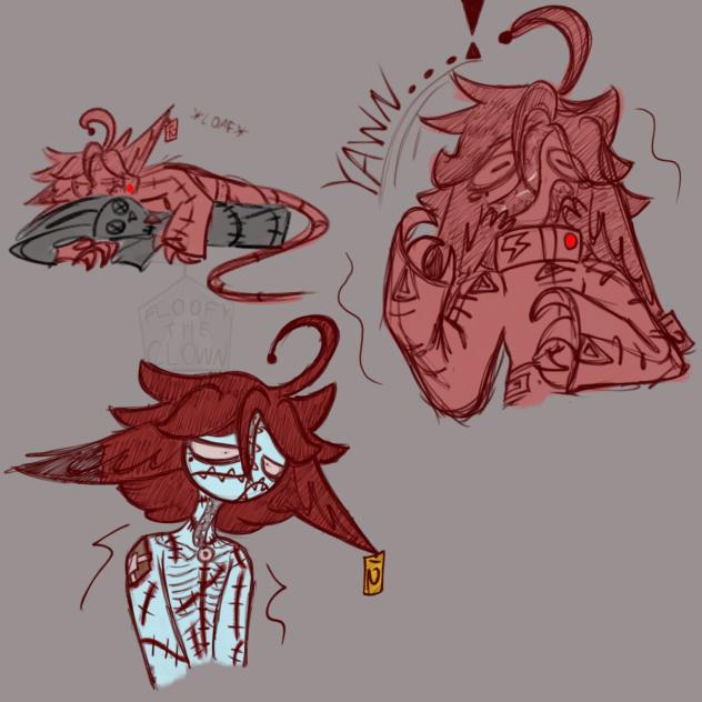 (tw blood, stitches) some Rat doodles