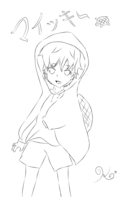 マイッキー　塗り絵