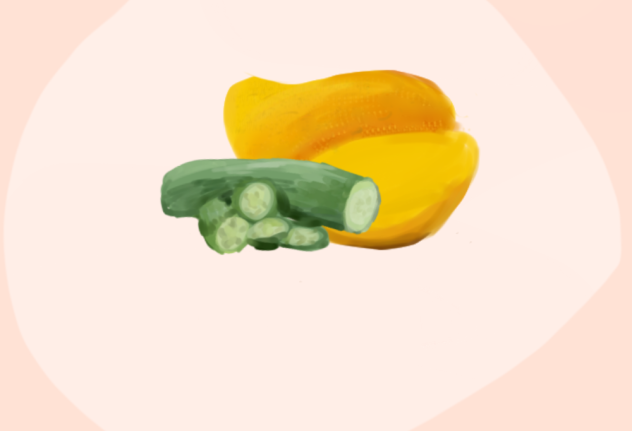 🥭 Mango and Cucumber 🥒
