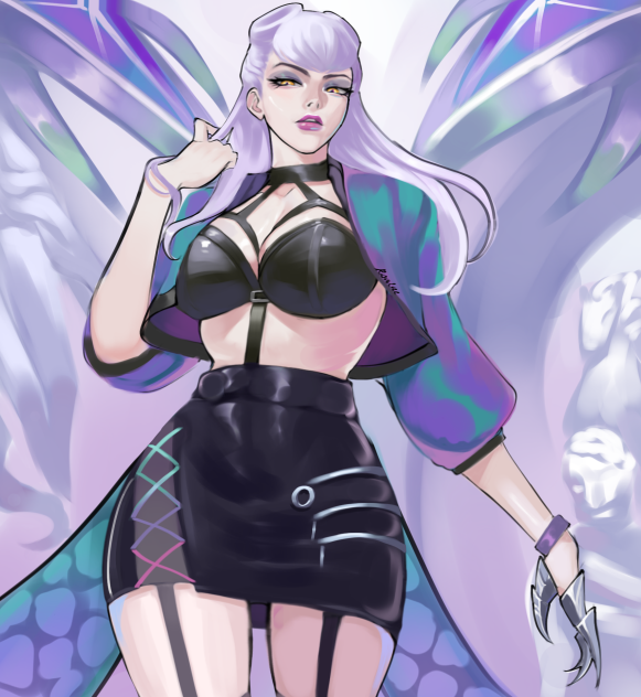 KDA ALL OUT - Evelynn Fanart