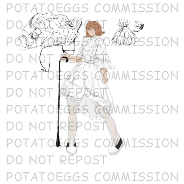 Commission for @LuYongEatsBrain twt