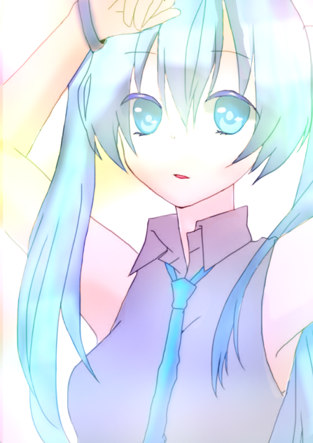 初音ミク 色塗り
