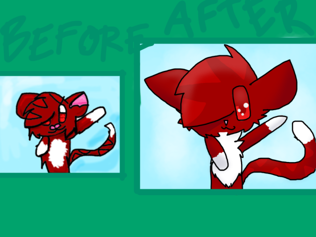 Before and after - ibisPaint