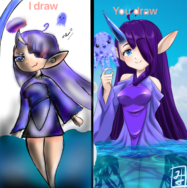 I draw you draw with Koki Saqr